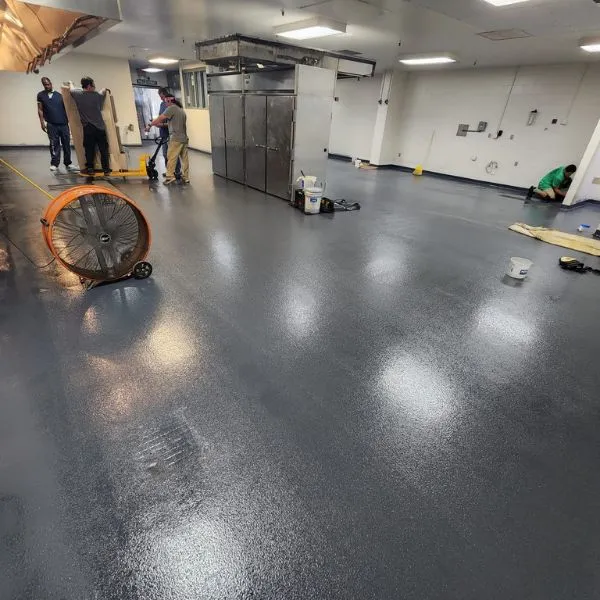 Commercial epoxy floor coating by the Ascent Epoxy team